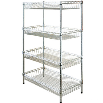 Wholesale good quality cheap wire storage rack,wire closet shelving,wire shelving for closets,wire shelf